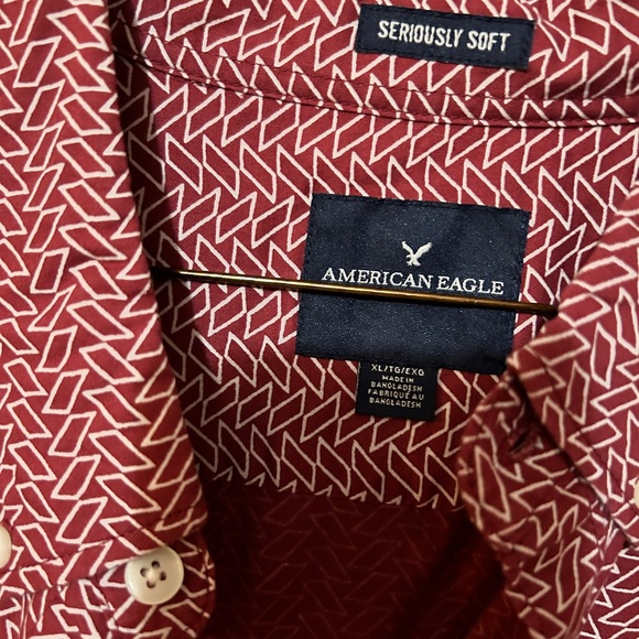 American Eagle Button Up LS XL - Picture 2 of 2